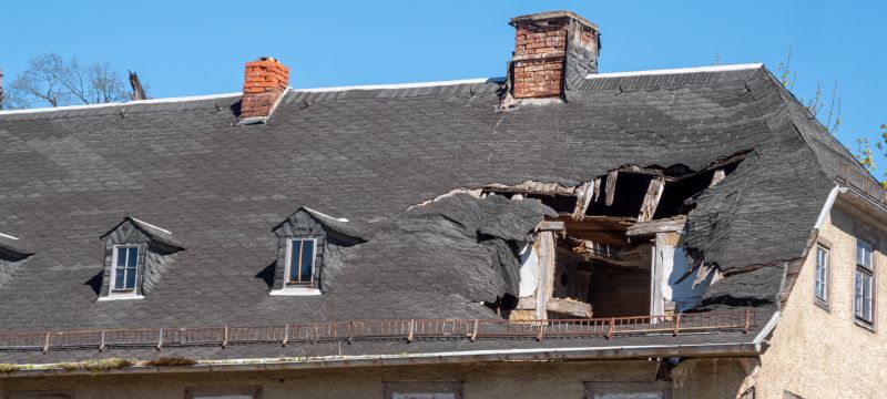 Damaged Roof Replacement in Manchester, NH